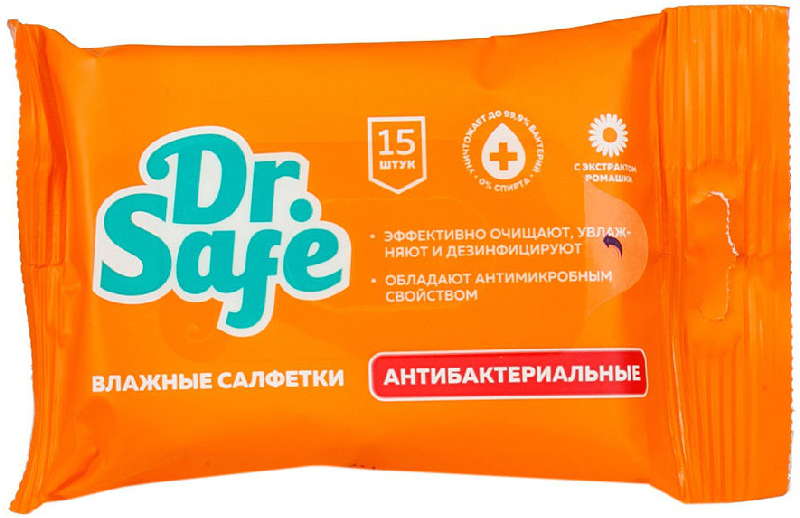 ДОКТОР СЕЙФ салфетки влажные антибактериальные ЗетТек с экстрактом ромашки 15 шт. ЗетТек ООО
ДОКТОР СЕЙФ салфетки влажные антибактериальные ЗетТек с экстрактом ромашки 15 шт. ЗетТек ООО