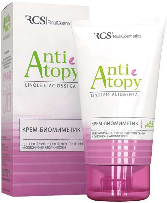 РЕАЛКОСМЕТИКС АНТИ-АТОПИ крем Биомиметик для сухой/очень сухой/чувствительной/склонной к атопии кожи 150мл
РЕАЛКОСМЕТИКС АНТИ-АТОПИ крем Биомиметик для сухой/очень сухой/чувствительной/склонной к атопии кожи 150мл