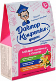 ДОКТОР КОНФЕТКИН ФОРТЕ драже детское Кальций/Витамин Д3 со вкусом малины и ванили 100г ДОКТОР КОНФЕТКИН ФОРТЕ драже детское Кальций/Витамин Д3 со вкусом малины и ванили 100г