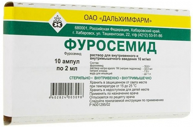Фуросемид Наличие В Аптеках Спб