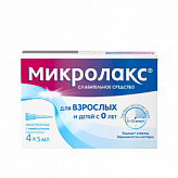 Микролакс раствор для ректального введения (микроклизмы) 5мл 4 шт. Микролакс раствор для ректального введения (микроклизмы) 5мл 4 шт.