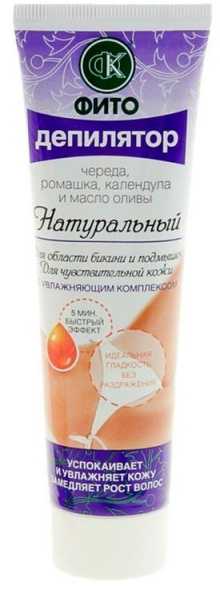 

ФИТОДЕПИЛЯТОР для чувствительной кожи натуральный с Чередой, Ромашкой, Календулой, Оливой 100мл