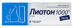 Лиотон 1000 30г гель