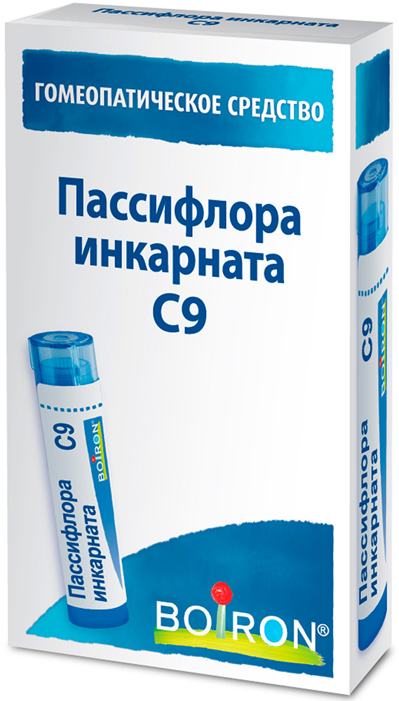 Пассифлора инкарната с9 4г гранулы гомеопатические