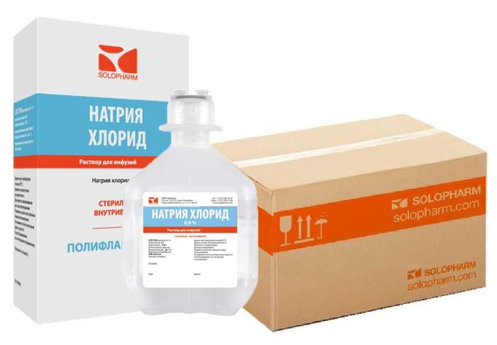

НАТРИЯ ХЛОРИД 0,9% 100мл 36 шт. раствор для инфузий