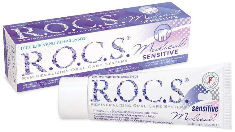 ROCS Medical Minerals Гель для укрепления зубов, 45 гр