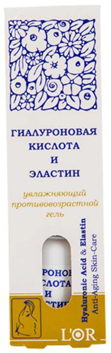 

ДНЦ гель для лица Гиалуроновая кислота/Эластин 15мл