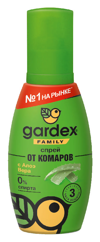 

ГАРДЕКС ФЭМИЛИ спрей от комаров 100мл
