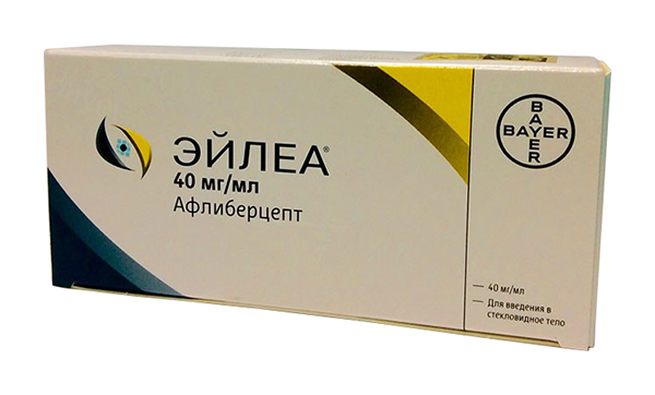 ЭЙЛЕА раствор для внутриглазного введения 40 мг/мл 1 шт.