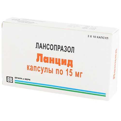 

ЛАНЦИД 15мг 30 шт. капсулы