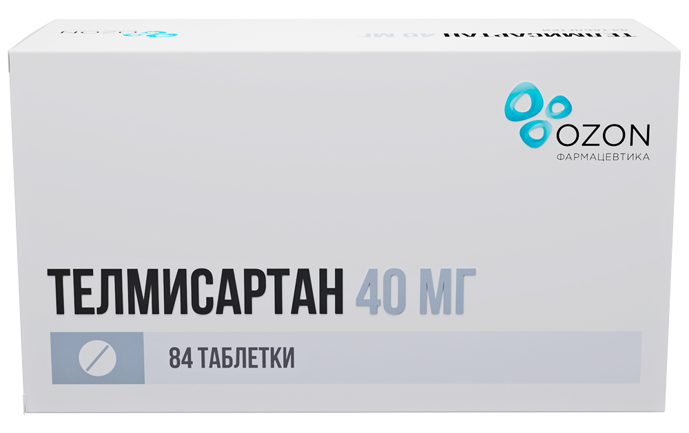 Телмисартан 40мг 84 шт. таблетки, фото №1