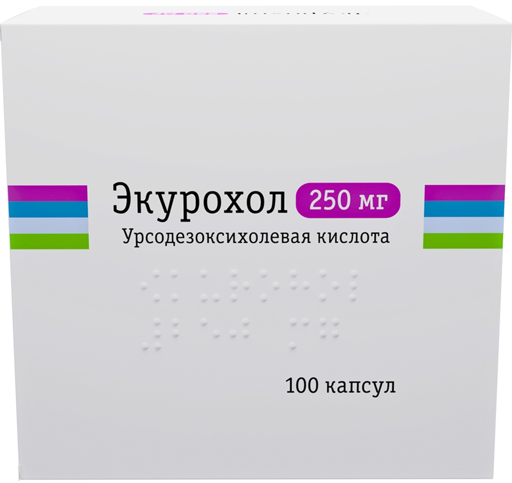 Экурохол 250мг 100 шт. капсулы Озон