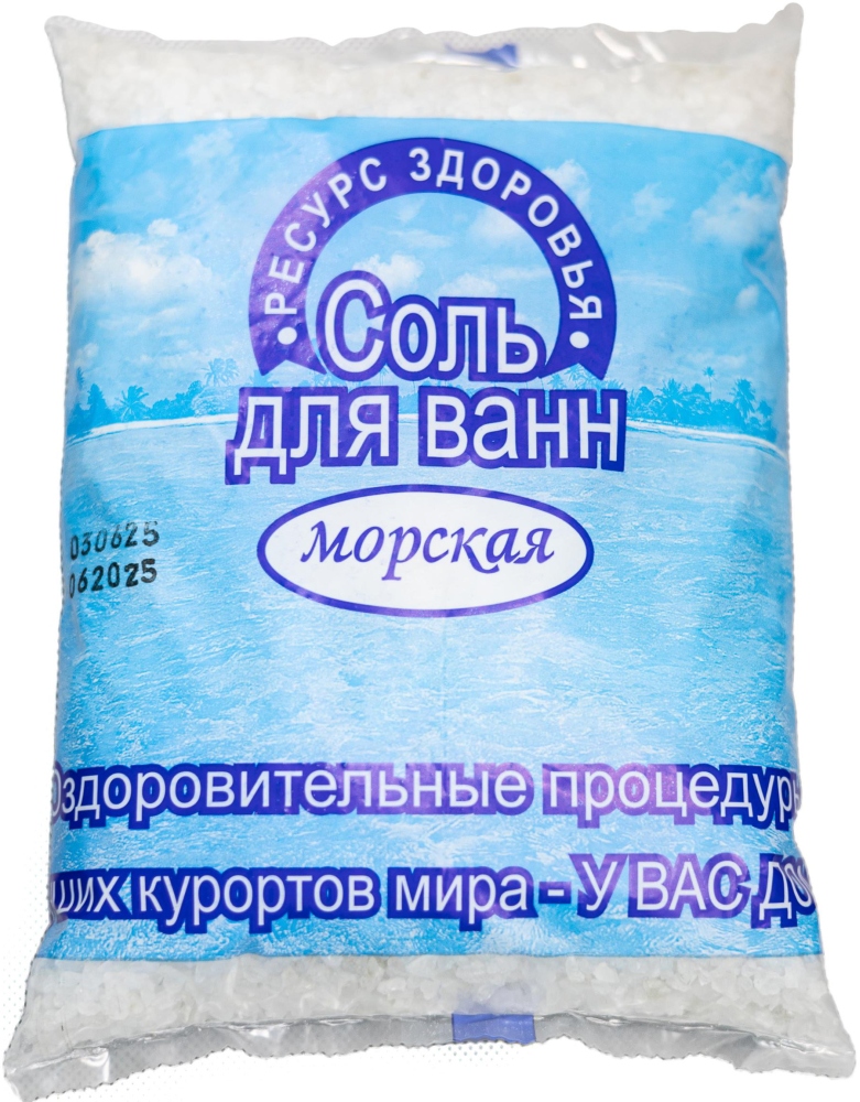 Ресурс здоровья соль для ванн морская 1кг