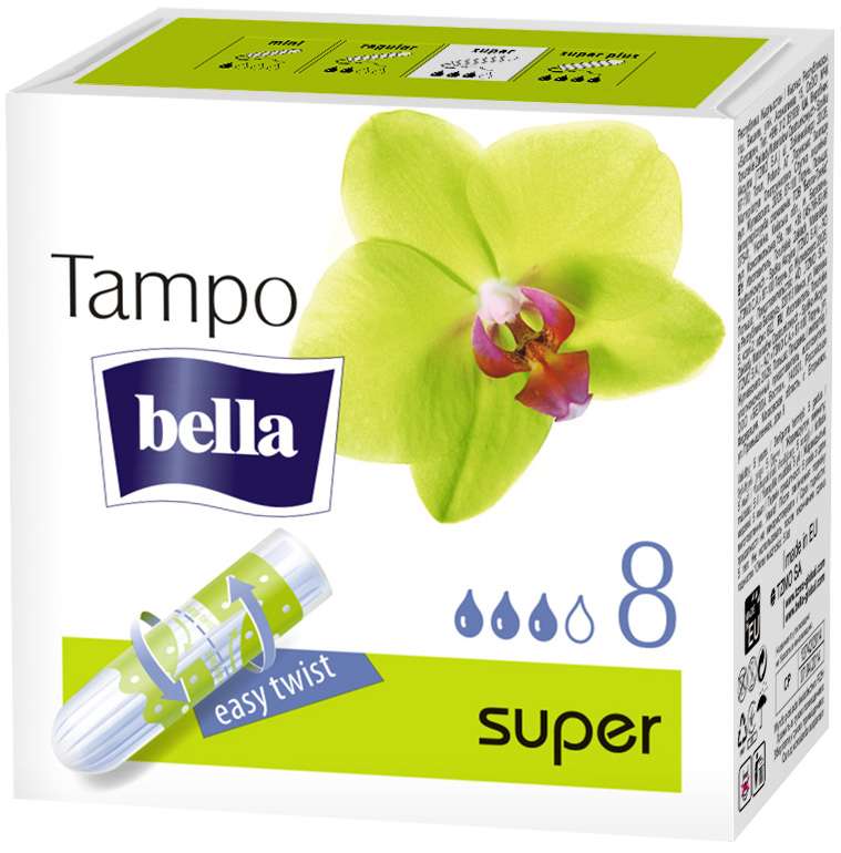 

БЕЛЛА тампоны Супер 8 шт.