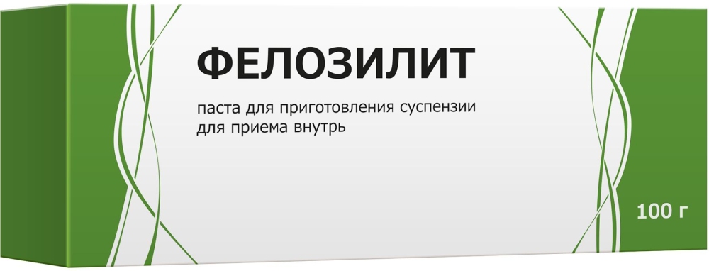 Фелозилит 100г паста для приготовления суспензии для приема внутрь