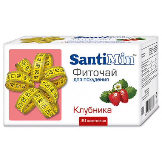 

САНТИМИН чай Клубника 30 шт. фильтр-пакет