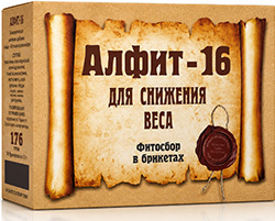Алфит 16 для снижения веса фитосбор 2г 60 шт.