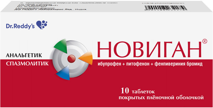 Новиган 10 шт. таблетки покрытые пленочной оболочкой Dr. Reddy.s Laboratories Ltd.