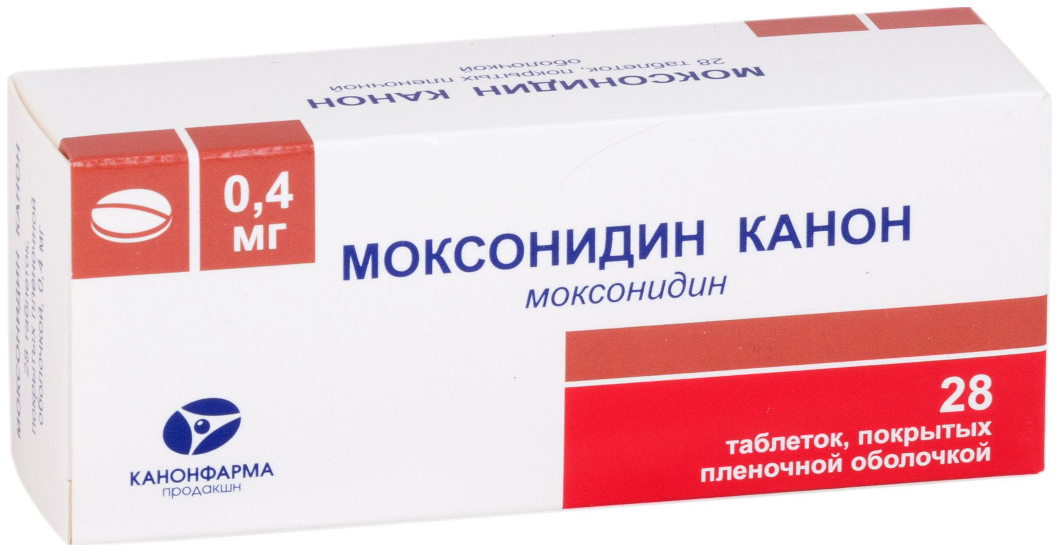 Моксонидин канон 0,4мг 28 шт. таблетки покрытые пленочной оболочкой купить  по цене от 131 руб в Москве, заказать с доставкой, инструкция по  применению, аналоги, отзывы