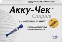 Акку-чек спирит картридж-система для инсулина 5 шт.