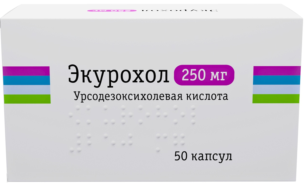 Экурохол 250мг 50 шт. капсулы Озон