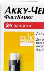 Акку-Чек ФастКликс ланцеты, 24 шт.