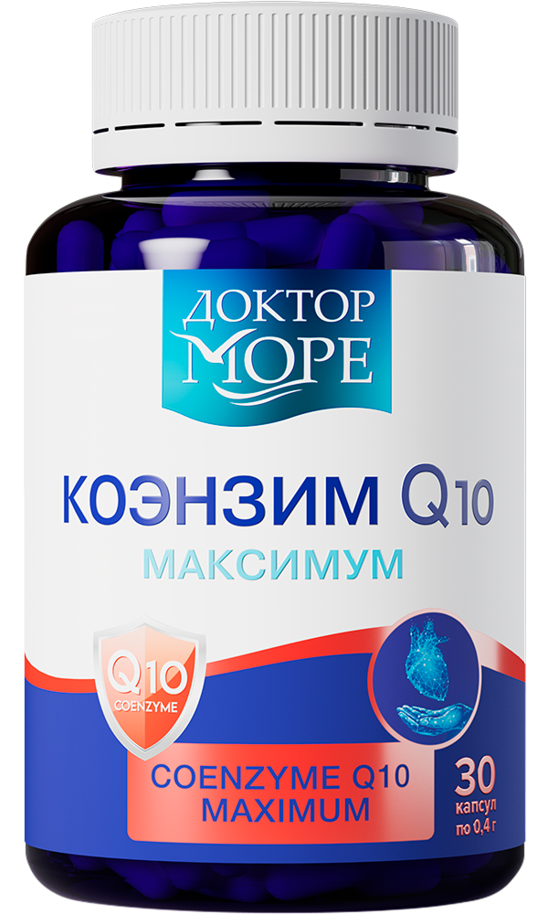 Доктор Море Коэнзим Q10 Максимум капсулы 30 шт.