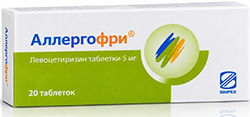 Аллергофри 5мг 10 шт. таблетки