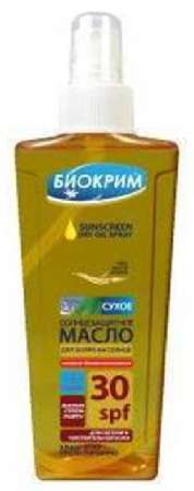 

БИОКРИМ масло солнцезащитное SPF30 135мл