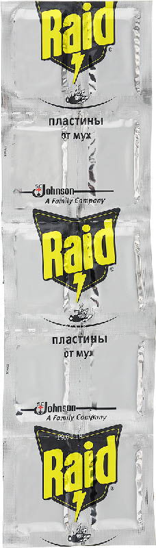 

РЕЙД (RAID) ПЛАСТИНЫ от мух №10