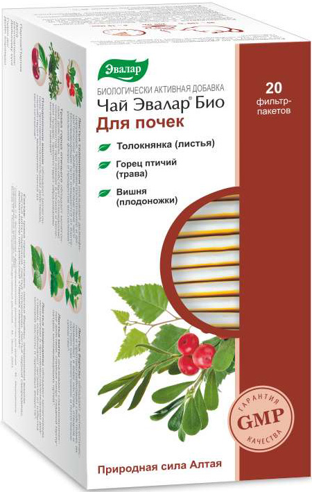 Эвалар био для почек чай 1,5г 20 шт. фильтр-пакет