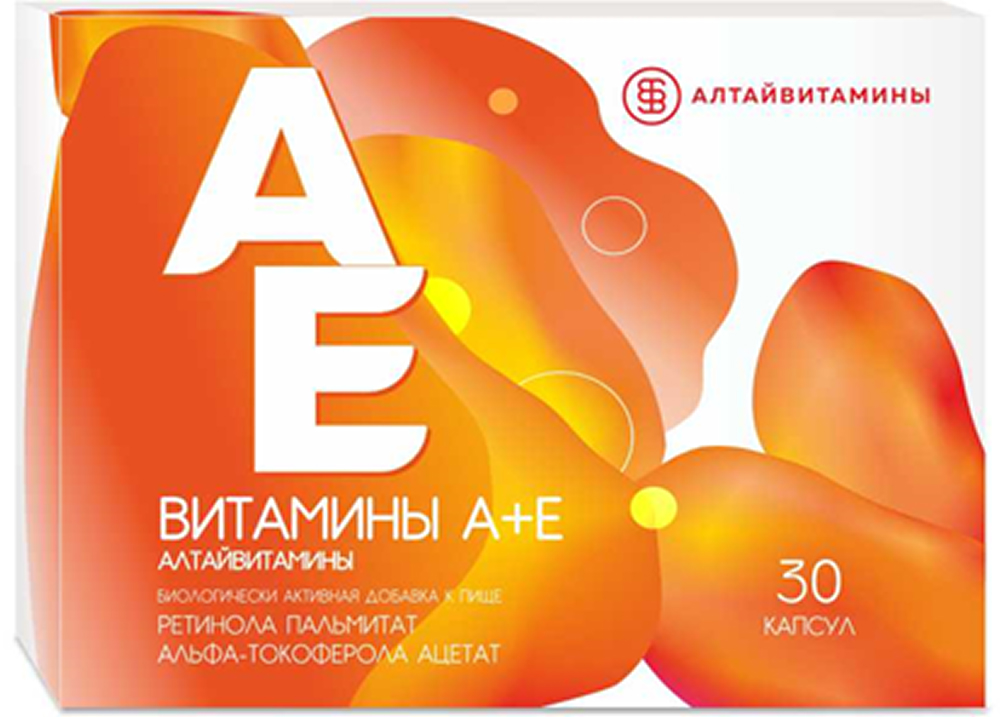 Витамин А+Е капсулы 30 шт.