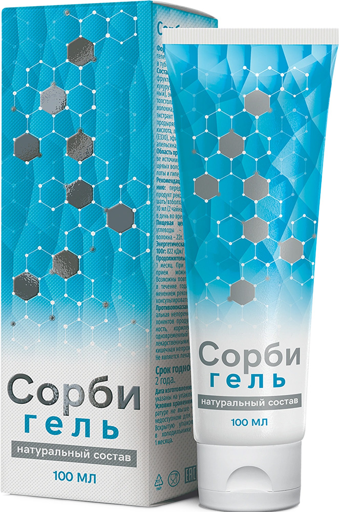 Сорбигель гель 100мл Мирролла