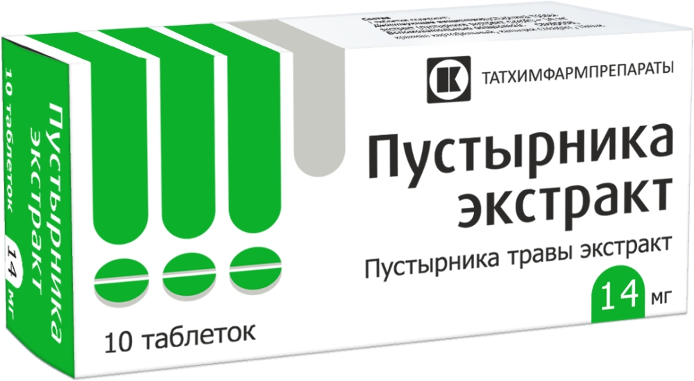 Пустырника Экстракт 14мг 10 шт. таблетки
