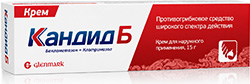 Кандид Б 1% 15г крем Гленмарк