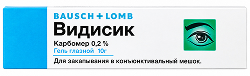 Видисик 0,2% 10г гель глазной Др. Герхард Манн, Хим.-фарм. предп. ГмбХ