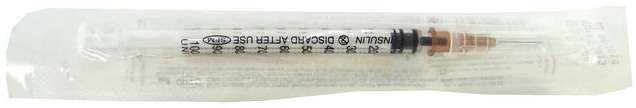 

СФМ шприц инсулиновый трехкомпонентный U100 1мл с иглой 26G 0,45х12ммN1