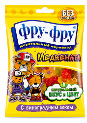 Фру-фру мармелад жевательный медвежата 80г