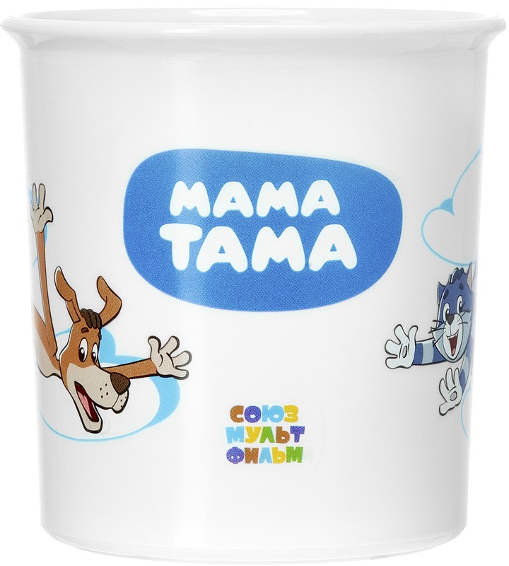 Мама тама кружка пластиковая с ручкой 6мес+ 200мл купить по цене от 211 ...
