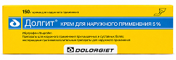 Долгит 5% 150г гель для наружного применения