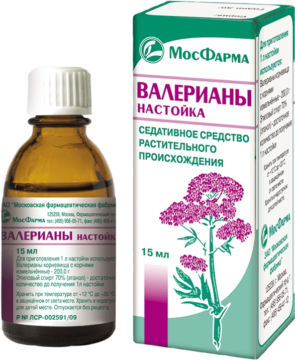 Валериана 25мл настойка Мфф