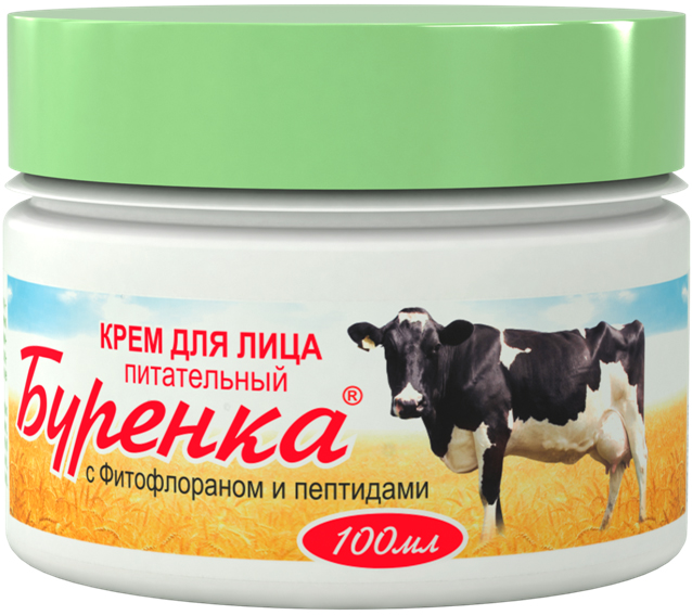 

ЛОШАДИНАЯ СИЛА БУРЕНКА крем для лица питательный с фитофлораном и пептидами 100мл