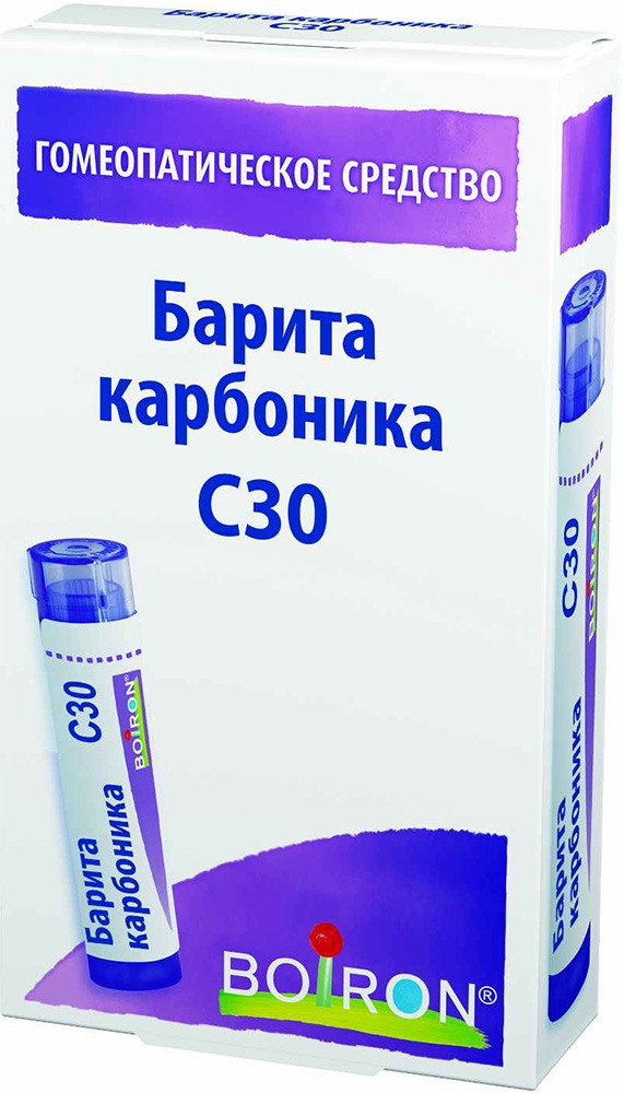 Барита карбоника с30 4г гранулы гомеопатические