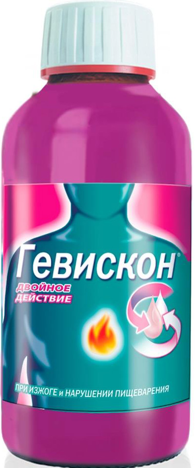 Гевискон Двойное Действие 300мл суспензия для приема внутрь Мята