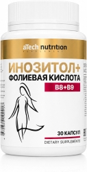 Атеч нутришн инозитол+фолиевая кислота капсулы 30 шт.