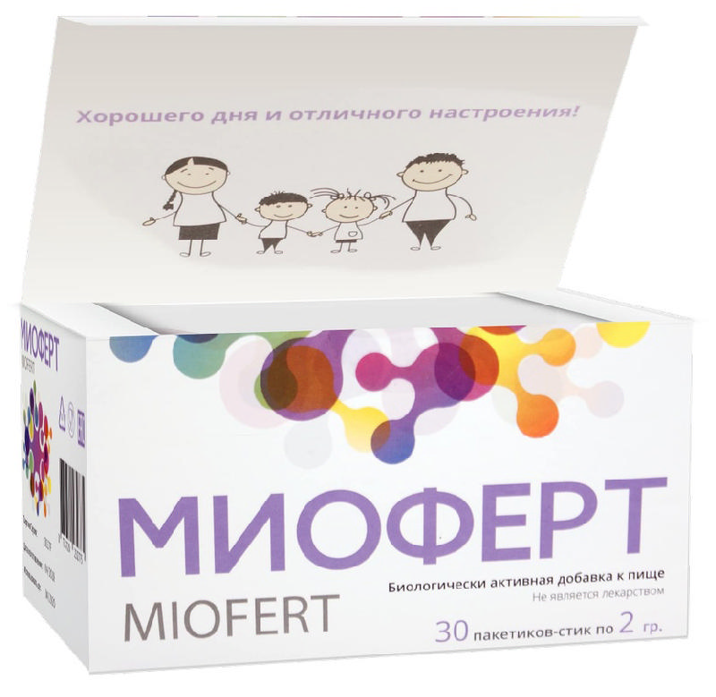 

МИОФЕРТ порошок 2г 30 шт.