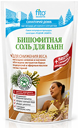 Санаторий дома соль для ванн для снижения веса бишофитная 530г