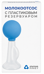 Молокоотсос ручной Мон-Ап с пластиковым резервуаром Альпина Пласт