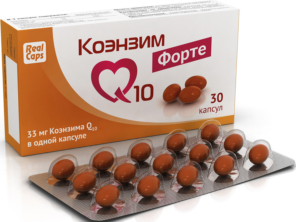 Коэнзим Q10 Форте капсулы 700мг 30 шт. РеалКапс