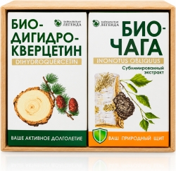 Байкальская легенда биодигидрокверцетин 13г+биочага 13г порошок набор старт